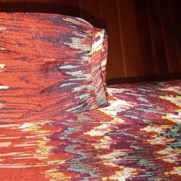 Lily Rose Rust/Mint Dress 297 - Picture 3 of 8